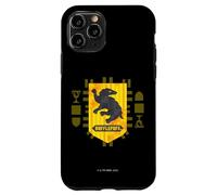 Custodia per iPhone 11 Pro Harry Potter Abstract Hufflepuff House Shield
