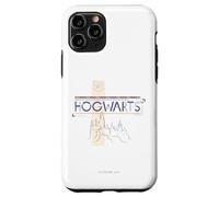 Custodia per iPhone 11 Pro Harry Potter Hogwarts Castle Line Drawing