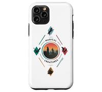 Custodia per iPhone 11 Pro Harry Potter Magical Creatures Diamond Hogwarts Center