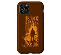 Custodia per iPhone 11 Pro Harry Potter Neither Can Live While The Other Survives
