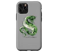 Custodia per iPhone 11 Pro Harry Potter Slytherin Watercolor