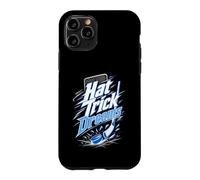 Custodia per iPhone 11 Pro Hat Trick Dreams Giocatore Hockey Puck Bastoni