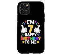 Custodia per iPhone 11 Pro Ho 7 anni Buon compleanno a me Divertente 7° compleanno