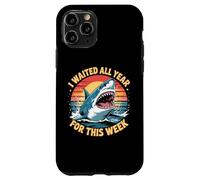 Custodia per iPhone 11 Pro Ho aspettato tutto l'anno per questa settimana Shark Lover Ocean Wildlife