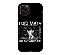 Custodia per iPhone 11 Pro Ho fatto la matematica La risposta è amante della matematica dei gatti