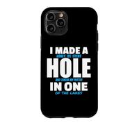 Custodia per iPhone 11 Pro Ho fatto un buco in uno divertente gioco di parole di golf vintage golfista