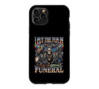 Custodia per iPhone 11 Pro Ho messo il divertimento in funerale Tristo Mietitore Partito Bootleg Halloween