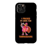 Custodia per iPhone 11 Pro Ho messo in pausa il mio gioco per il Ringraziamento Happy Gamer Turchia