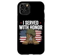 Custodia per iPhone 11 Pro Ho servito con onore Veteran Women Military Pride Patriotic
