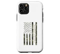 Custodia per iPhone 11 Pro Hormuz Patrol American Flag Camouflage USA Distressed