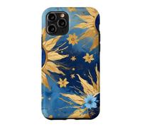 Custodia per iPhone 11 Pro Horror Strano Occhio Malvagio Blu Scuro
