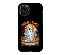 Custodia per iPhone 11 Pro Hospice Infermiera Fantasma Halloween Zucca Cura Design