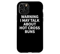 Custodia per iPhone 11 Pro Hot Cross Buns Apparel - Divertente design per amanti dello chignon