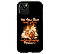 Custodia per iPhone 11 Pro Hot Cross Buns Sweet Spiced and Dangerously Repeatable