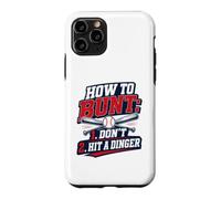 Custodia per iPhone 11 Pro How To Bunt, Hit a Dinger Funny Baseball Player Home Run Fun
