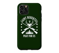 Custodia per iPhone 11 Pro Hubert Hubertus Patrono dei Cacciatori Attrezzatura per fucili da caccia