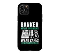 Custodia per iPhone 11 Pro I banchieri non tutti i supereroi indossano Capes Banker