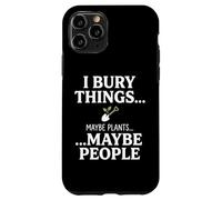 Custodia per iPhone 11 Pro I Bury Things Maybe Plants Maybe People Funny Frog