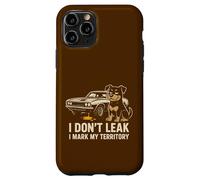 Custodia per iPhone 11 Pro I Don't Leak Mark My Territory Old Classic Muscle Car Dog