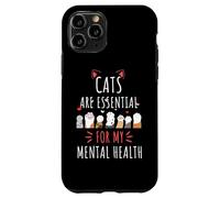 Custodia per iPhone 11 Pro I gatti sono essenziali per i miei amanti dei proprietari di gatti per la salute mentale