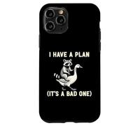 Custodia per iPhone 11 Pro I Have A Plan Its A Bad One Sarcastico Humor Planner Leader