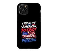 Custodia per iPhone 11 Pro I Identify As An American Patriot And This Is My Pride Flag