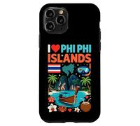 Custodia per iPhone 11 Pro I Love Phi Phi Islands Thailandia Viaggio Souvenir