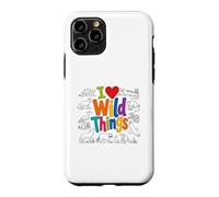 Custodia per iPhone 11 Pro I Love Wild Things Wildlife Nature Animal Lover