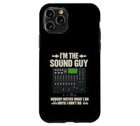 Custodia per iPhone 11 Pro I' m the Sound Guy Funny Audio Engineer Sound Mixing Board