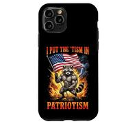 Custodia per iPhone 11 Pro I Put The 'tism In Patriotism