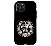 Custodia per iPhone 11 Pro I Survived 10 Years With My Wife -