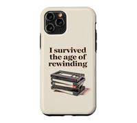 Custodia per iPhone 11 Pro I Survived The Age of Rewinding: Funny Retro Cassette Humor