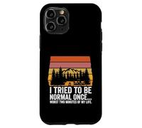 Custodia per iPhone 11 Pro I Tried To Be Normal Once - Divertente arte retrò per roulotte da campeggio