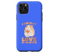 Custodia per iPhone 11 Pro I Wheel-y Love My Hamster Kawaii Carino Divertente