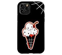 Custodia per iPhone 11 Pro Ice Cream Skull Spoopy Yami Kawaii Halloween Design, Spooky