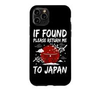 Custodia per iPhone 11 Pro If Found Please Return Me To Japan Travel Cultura giapponese
