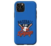 Custodia per iPhone 11 Pro Il baseball è il mio amore Linguaggio Fan Giocatore Coach Amante dello sport