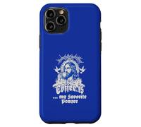 Custodia per iPhone 11 Pro Il caffè è la mia preghiera preferita amata cafe chiesa detto