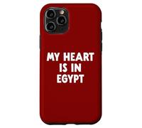 Custodia per iPhone 11 Pro Il mio cuore è in Egitto