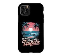 Custodia per iPhone 11 Pro Il mio cuore è sempre ai tropici Maui