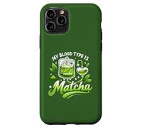 Custodia per iPhone 11 Pro Il mio gruppo sanguigno è Matcha IV Bag Green Latte Drink
