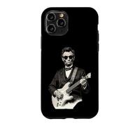 Custodia per iPhone 11 Pro Il presidente Abraham Lincoln suona la chitarra con gli occhiali da sole