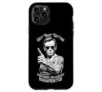 Custodia per iPhone 11 Pro Il presidente tatuato divertente Abraham Lincoln ottiene quel tatuaggio