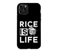 Custodia per iPhone 11 Pro Il riso è la vita Cibo filippino Filippine Amore asiatico Riso