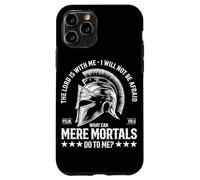 Custodia per iPhone 11 Pro Il Signore è con me Non avrò paura Salmo 118:6 Cristo