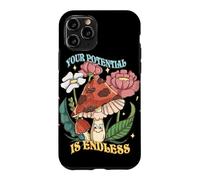 Custodia per iPhone 11 Pro Il tuo potenziale è infinito carino fungo grafico