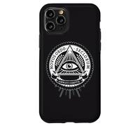 Custodia per iPhone 11 Pro illuminati tutti gli occhi vedenti cospirazione illusione piramide