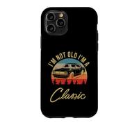 Custodia per iPhone 11 Pro I'm Not Old I'm A Classic Old Car Retro Sunset Sun Vintage