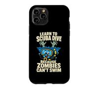 Custodia per iPhone 11 Pro Imparare A Immersione Zombie Umorismo Avventura Subacquea