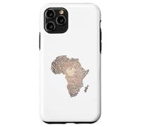 Custodia per iPhone 11 Pro Impronta digitale dell'Africa della melanina